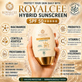 HYBRID SUNSCREEN  SPF 50++++ Royalcee Premium